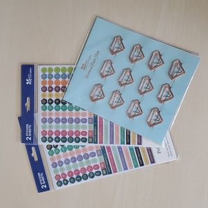 Office Accessories Planner Stickers and Paper Clips by Erin Condren NEW